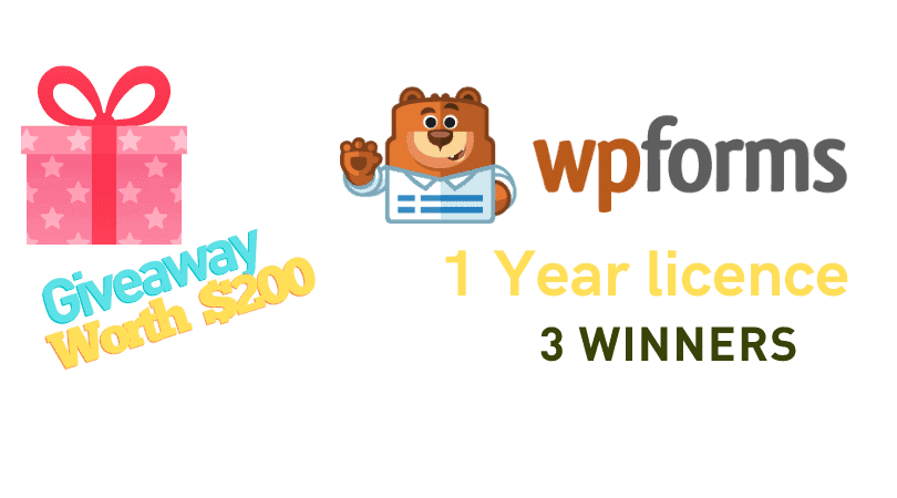 WPforms Giveaway