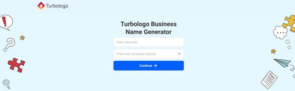 Turbologo business name generator