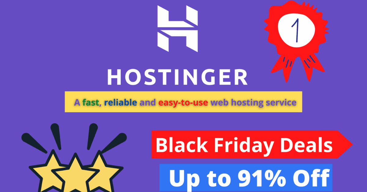 Hostinger Black Friday Hosting Deals 2021