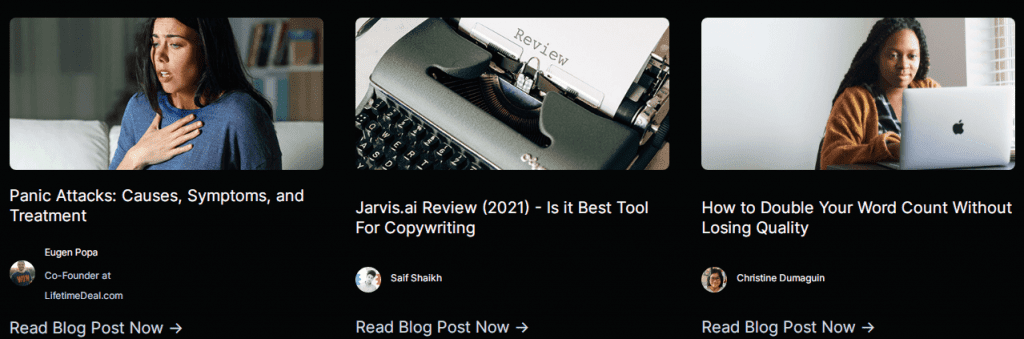 Jarvis blog post examples