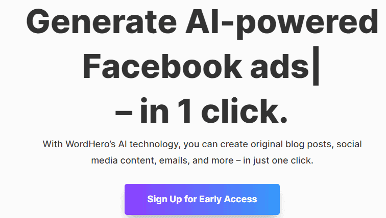 wordhero ai writing software