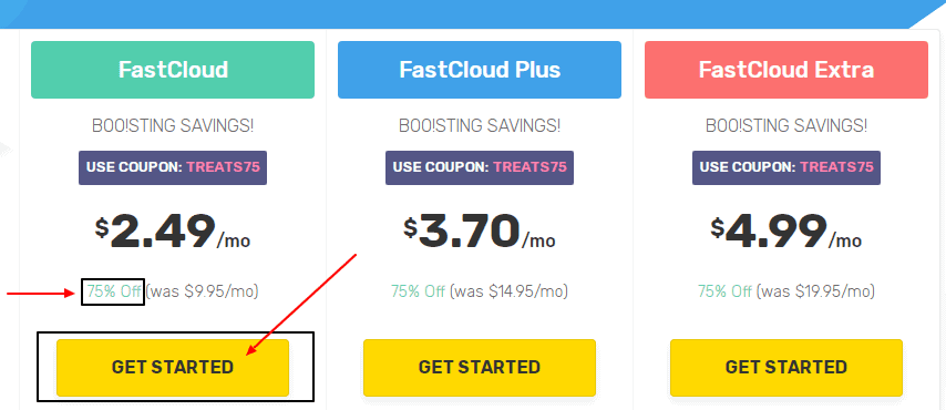 getting started with pricing plan