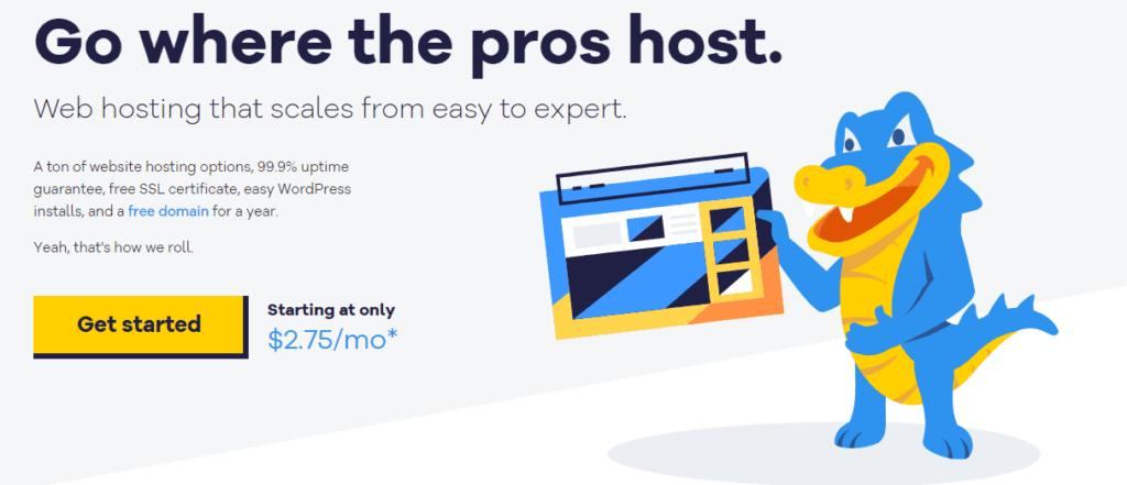 hostgator homepage
