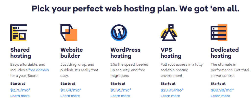 hostgator plans and pricing
