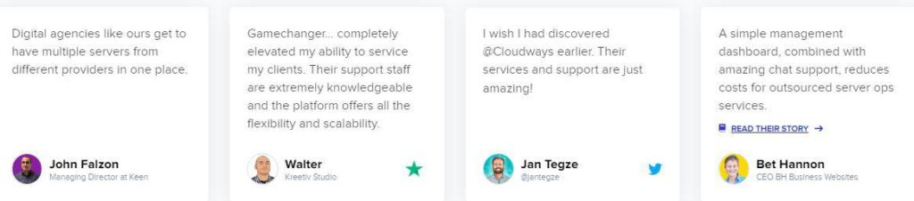 Cloudways user reviews